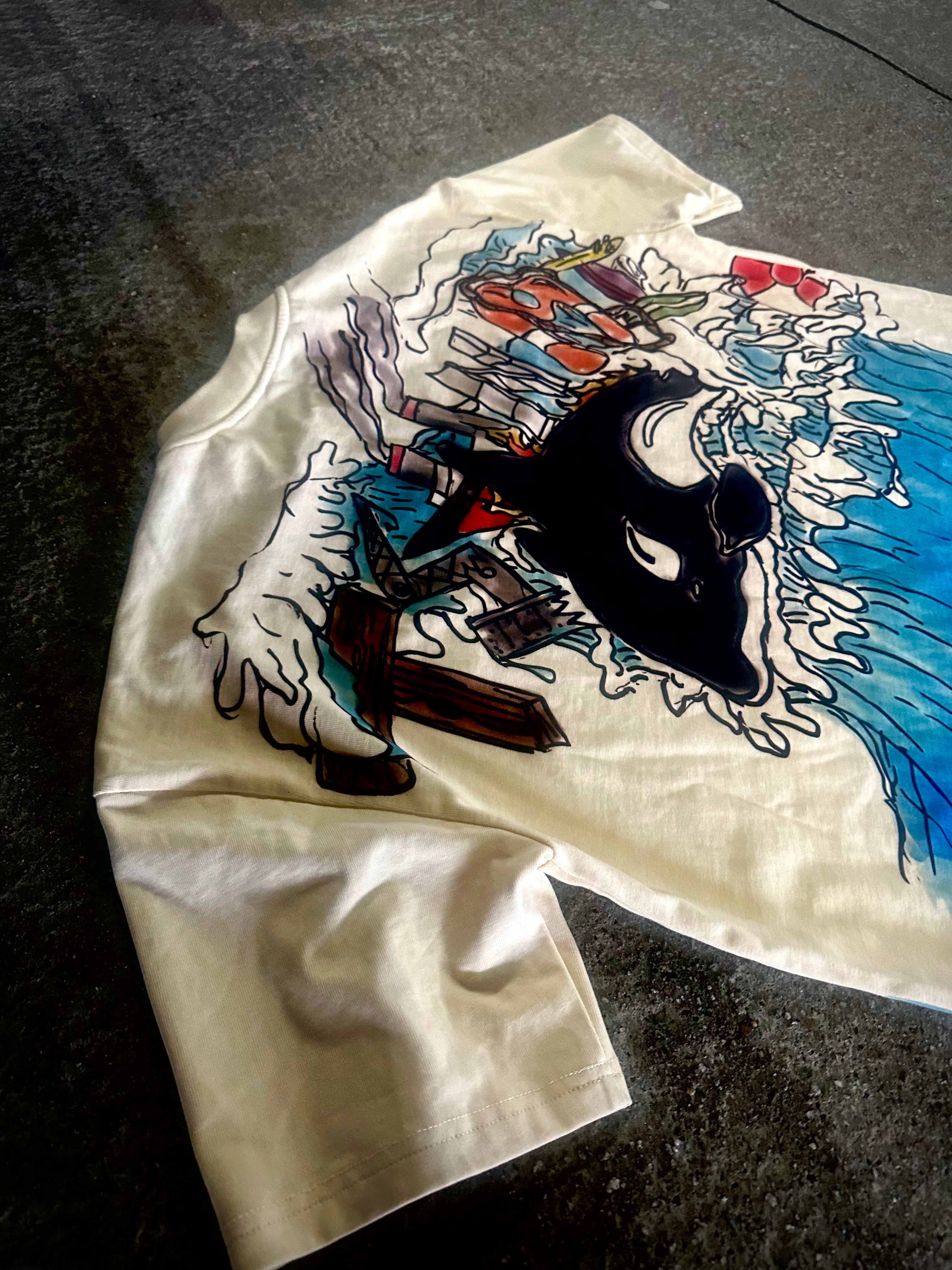 The Current Tee — Cream | Volume One