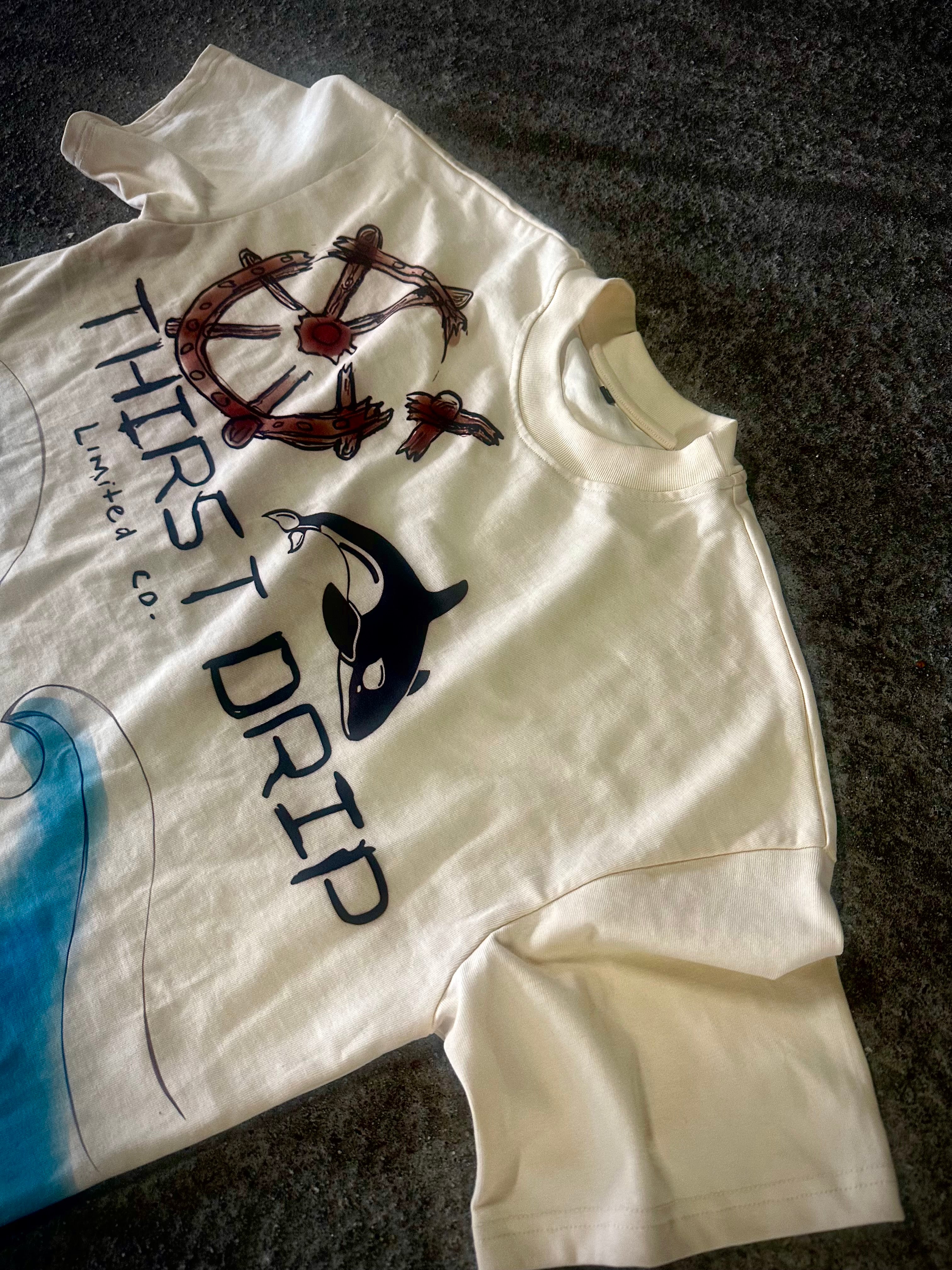 The Current Tee — Cream | Volume One